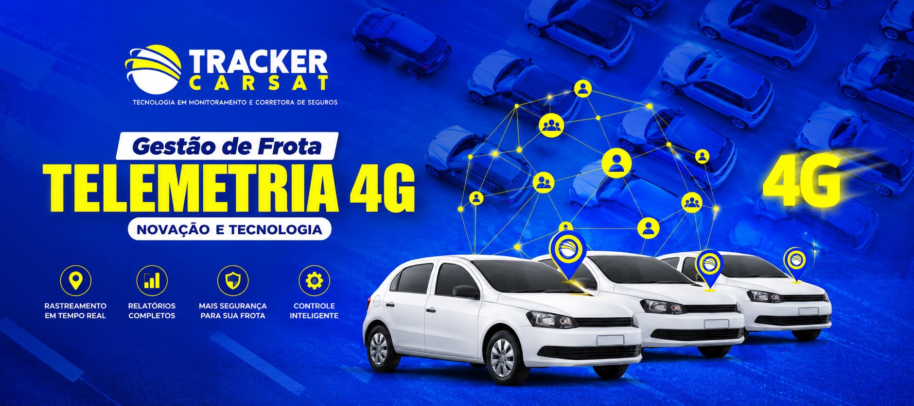 Gestão de frota com telemetria 4G